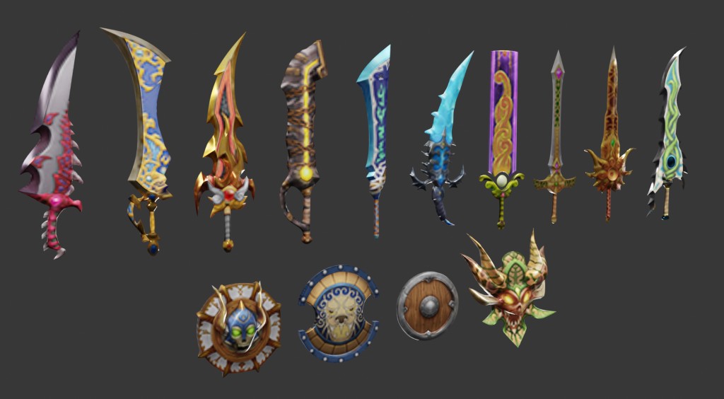 Low-Poly Weapons preview image 3